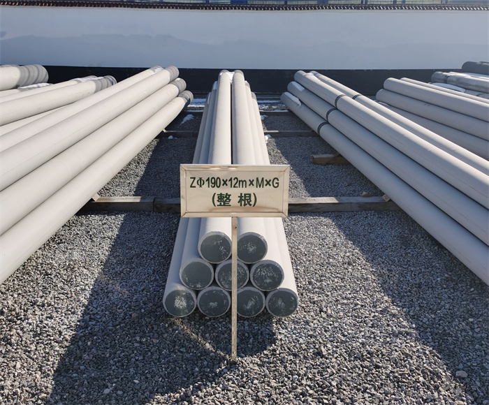 翰林镇190×12米钢筋混凝土水泥电线杆